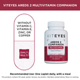Viteyes etiqueta con ingredientes, transparencia y confianza en formulación