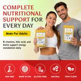 VITINITY etiqueta con tabla nutricional mostrando vitaminas B incluidas
