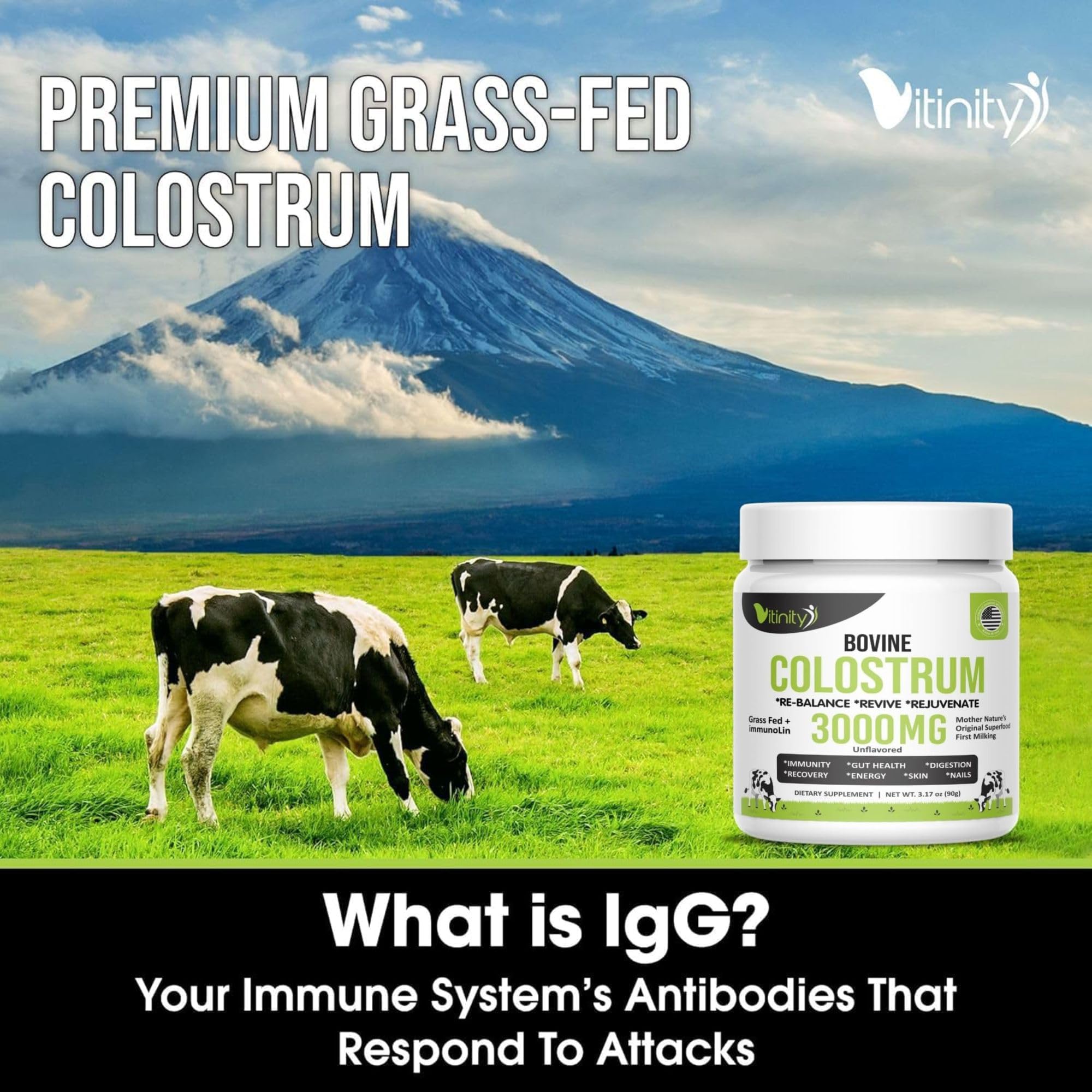 VITINITY vacas en pasto ilustrando origen grass-fed y trazabilidad