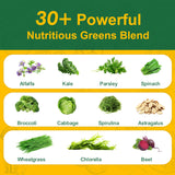 Vitrcestrs spirulina y chlorella en ingredientes naturales beneficiosos