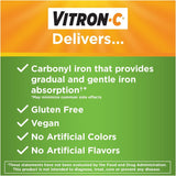 Vitron-C etiqueta con información nutricional que facilita elección informada