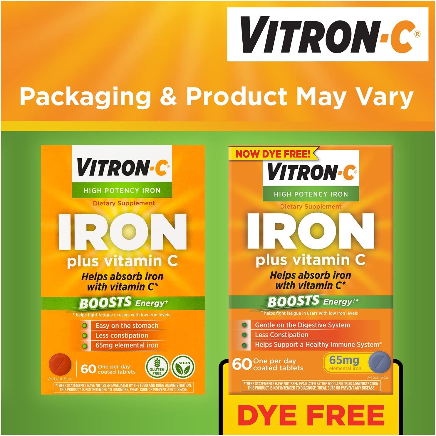 Vitron-C pack de tres frascos para suministro prolongado y conveniencia
