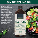 Viva Naturals aderezo casero hecho con MCT Oil para ensalada