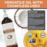 Viva Naturals aplicación en puntas de cabello para brillo y control de frizz