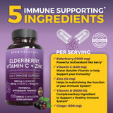 Viva Naturals etiqueta con lista de ingredientes y cantidades por porción