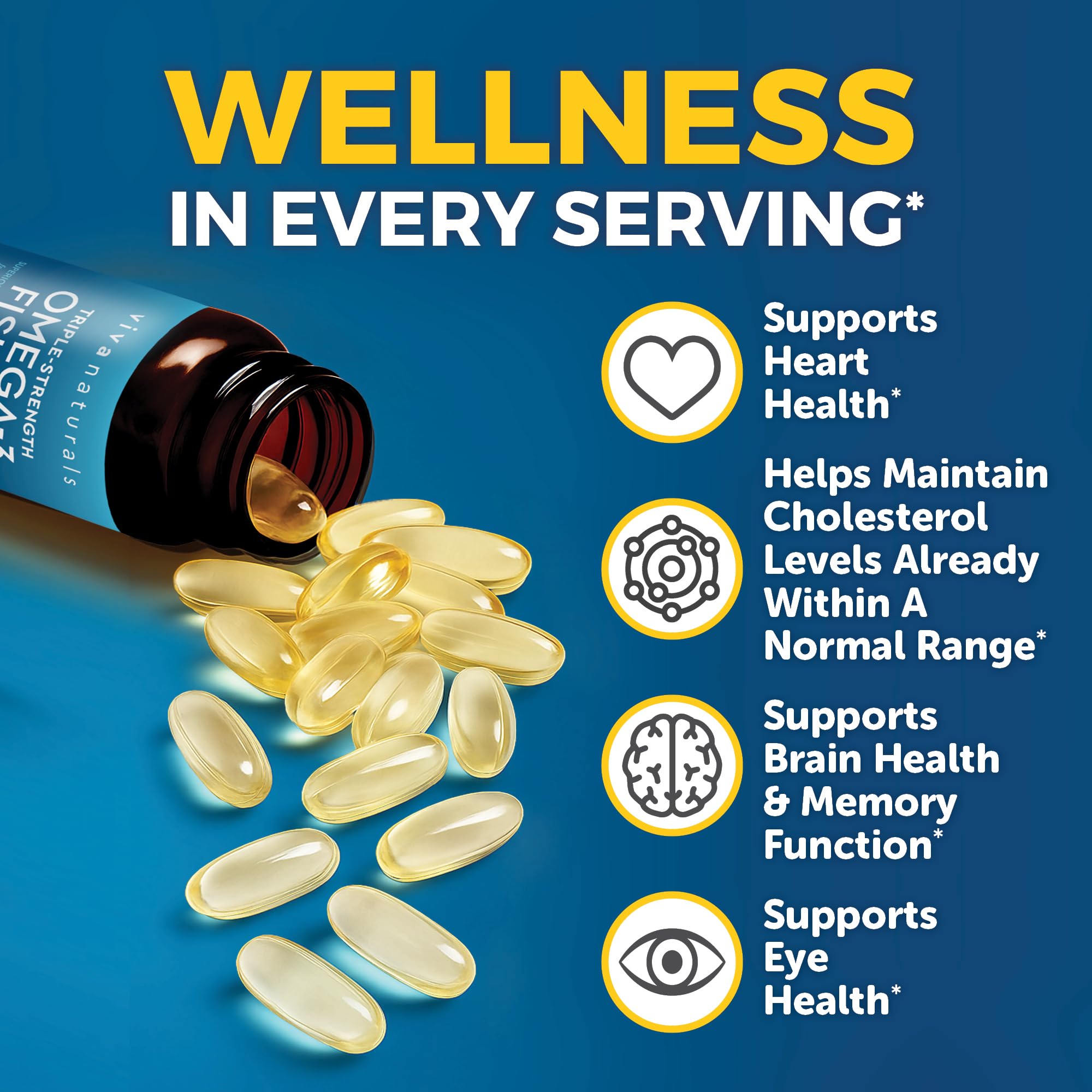 Viva Naturals ingredientes de anchoas sardinas caballa, sostenible