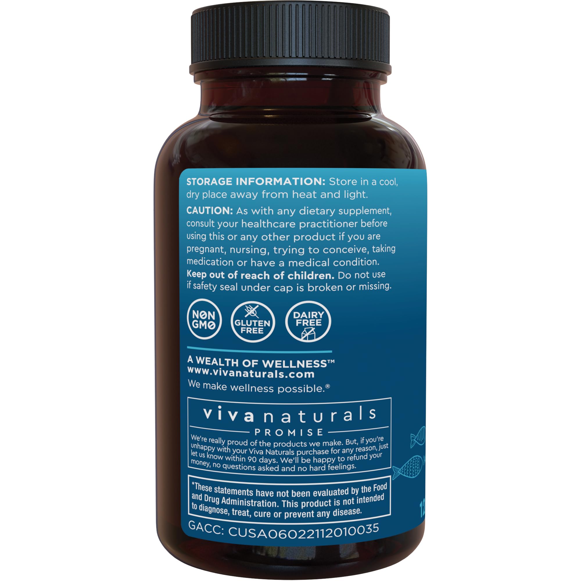 Viva Naturals estilo de vida: frasco junto a desayuno equilibrado