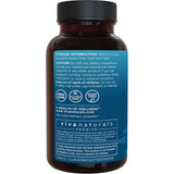 Viva Naturals estilo de vida: frasco junto a desayuno equilibrado