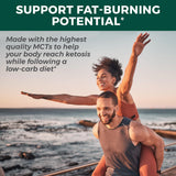 Viva Naturals botella junto a objetos para comparar volumen
