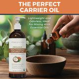 Viva Naturals en uso para masaje corporal generando hidratación relajante