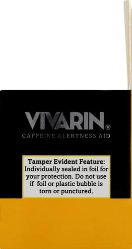 Vivarin junto a taza de café para comparar, beneficio: alternativa concentrada
