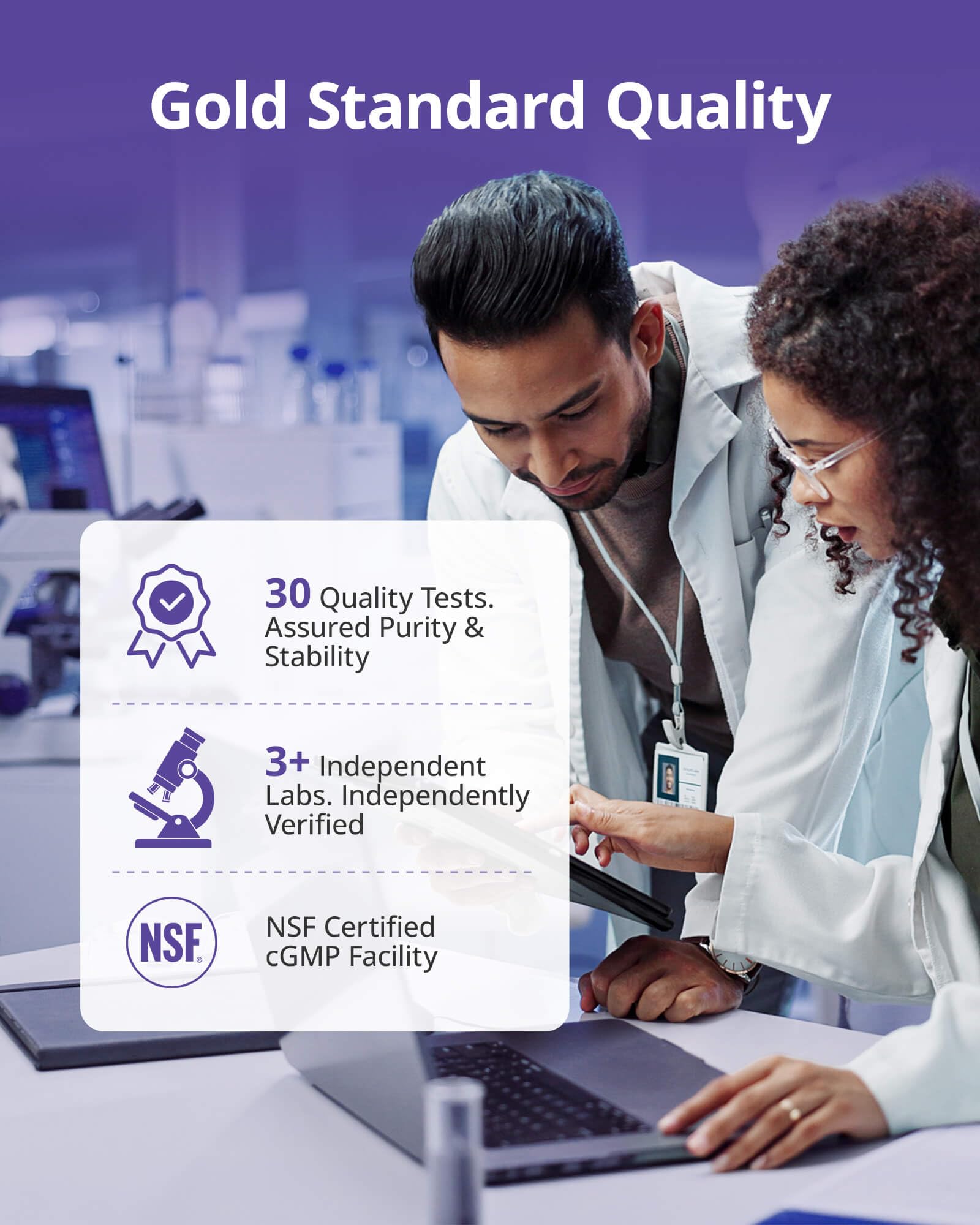 VIVI Youth certificados de calidad y sellos cGMP para confianza
