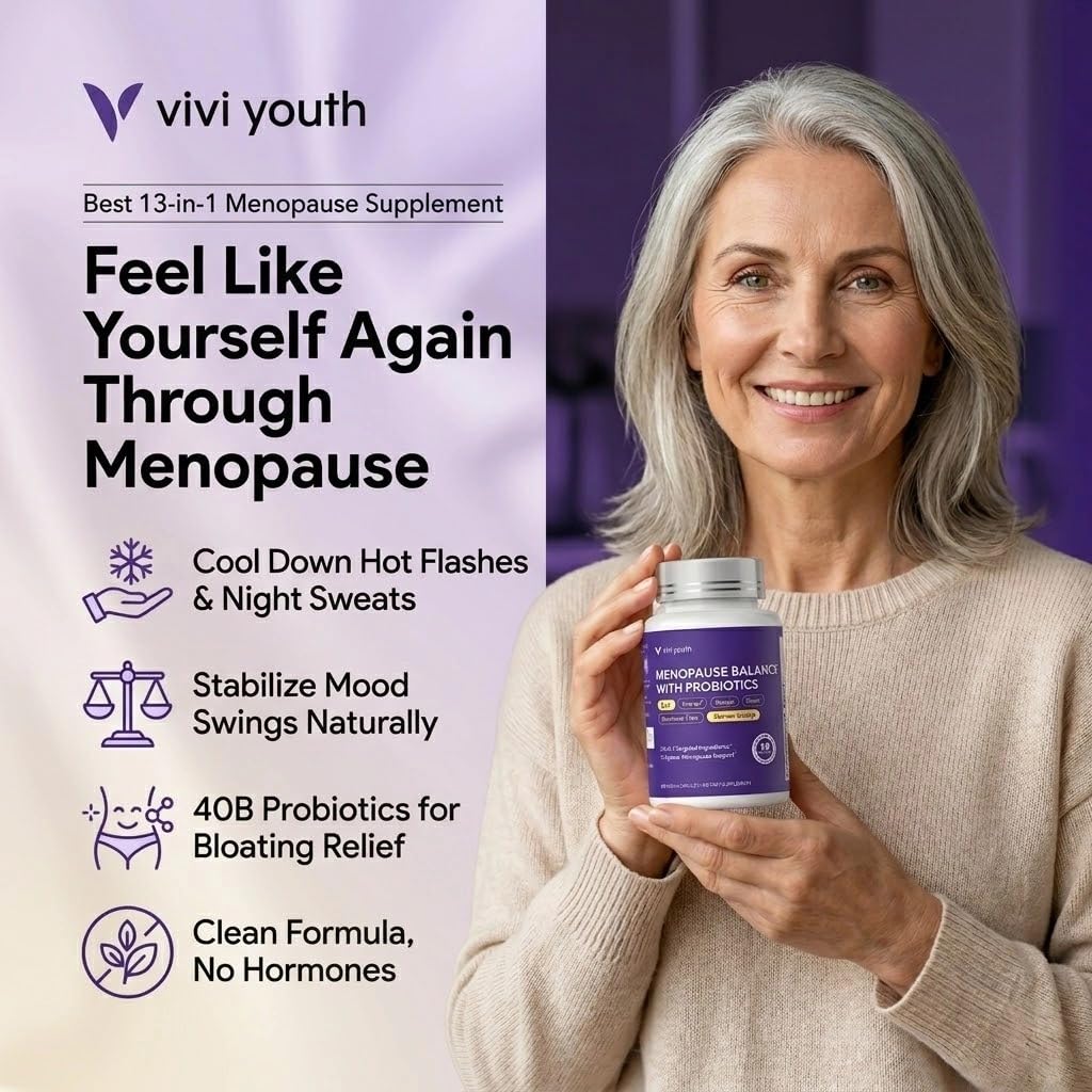 VIVI Youth detalle de etiqueta con lista de ingredientes y beneficios visibles