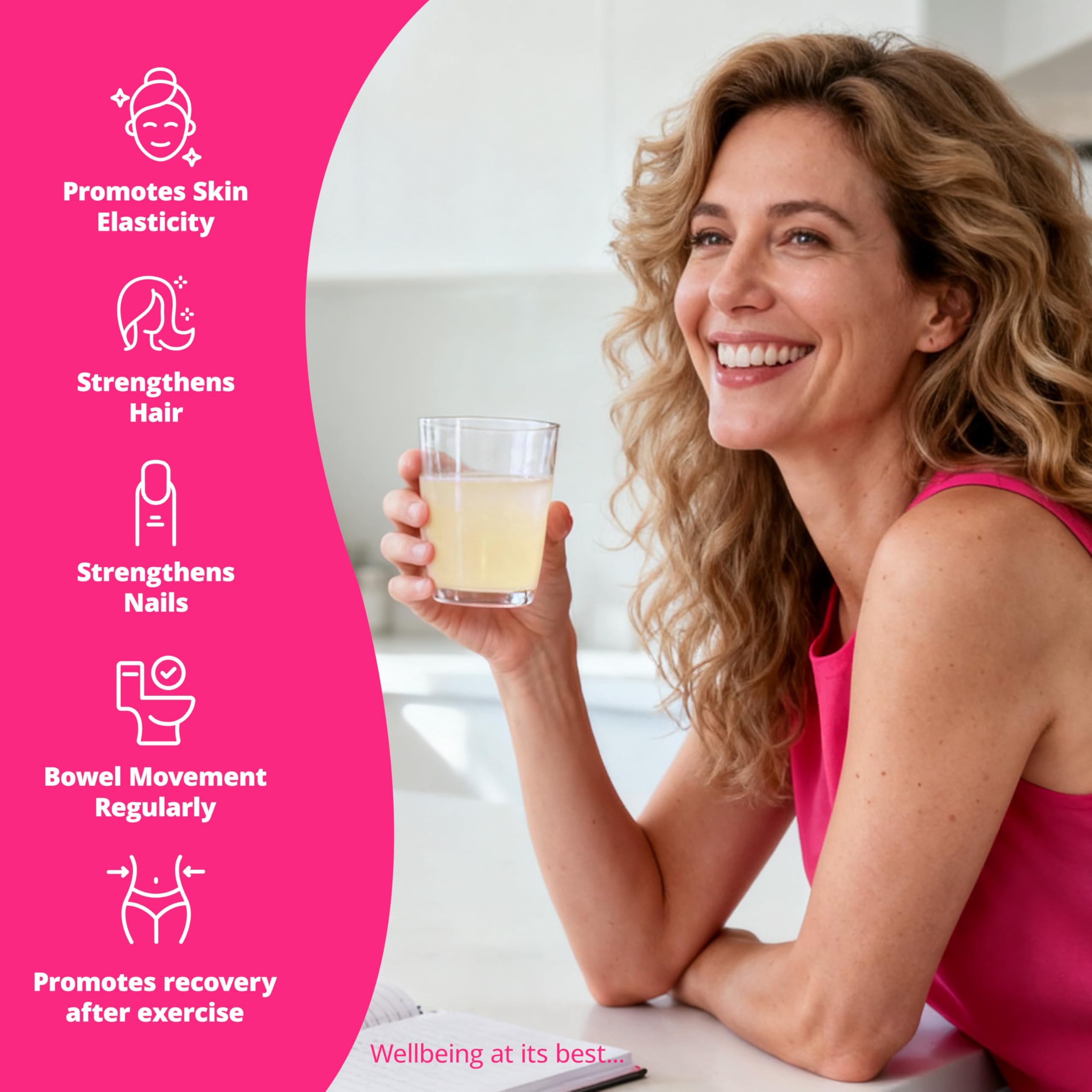 VIVI Youth etiqueta con lista de ingredientes clave y beneficios