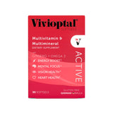 Vivioptal Active cápsula blanda en primer plano, fácil de tragar