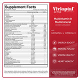 Vivioptal Active etiqueta de ingredientes que muestra la fórmula