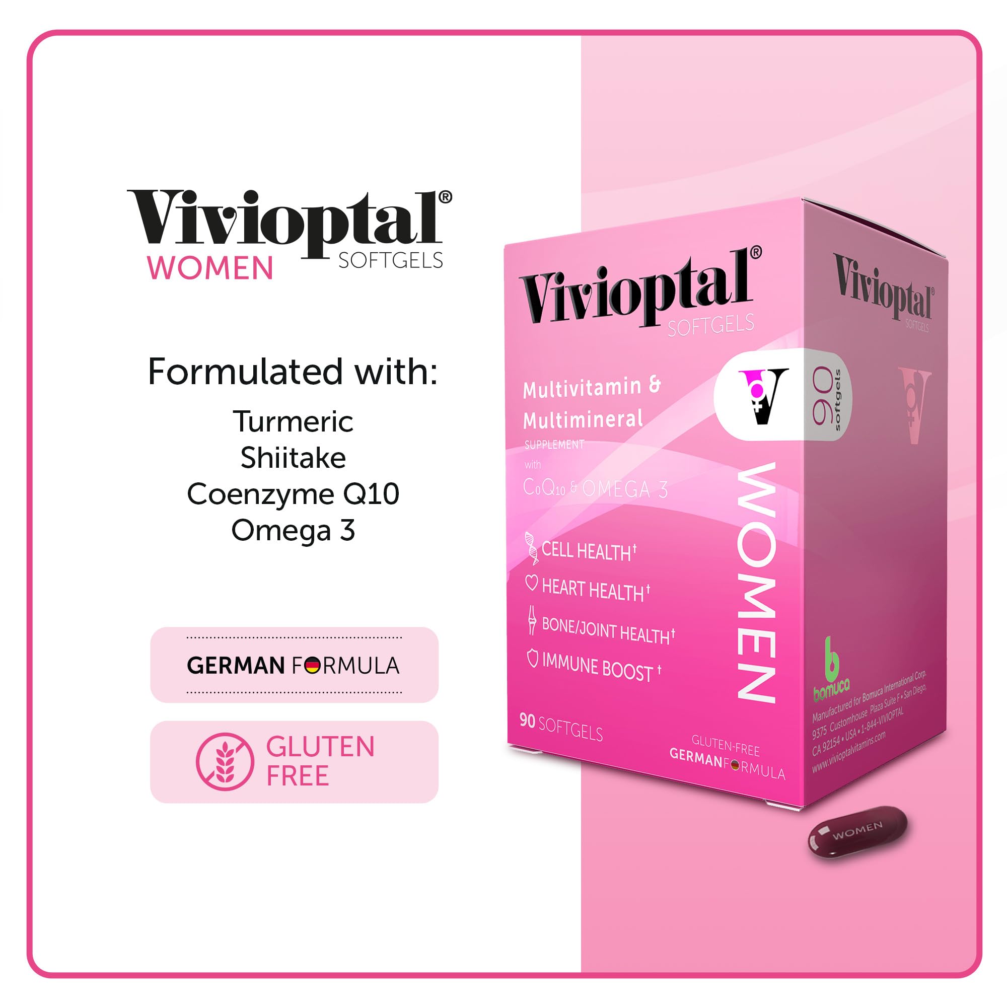 Vivioptal Vitamins cápsula abierta con ingredientes visibles y pureza