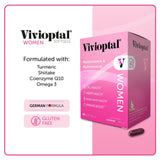 Vivioptal Vitamins cápsula abierta con ingredientes visibles y pureza