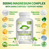 VivoNu etiqueta con lista de 7 formas de magnesio y vitamina B6