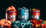 VMI Sports KXR vaso con mezcla preparada, demostrando rápida disolución y energía