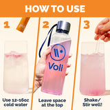 Voli Wellness en mochila y gimnasio demostrando uso práctico antes de entrenar