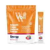 Voli Wellness frente del paquete Beachside Berry mostrando 15 sobres y conveniencia