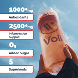 Voli Wellness sobre en mano para comparar tamaño y facilidad de transporte tras entrenamientos