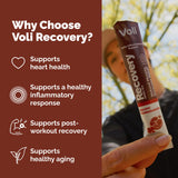 Voli Wellness uso en gimnasio mezclado en botella resaltando conveniencia post-entrenamiento