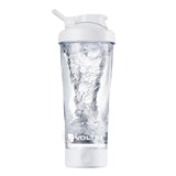 VOLTRX vaso mezclador VortexBoost frontal mostrando diseño y capacidad para mezclar rápido