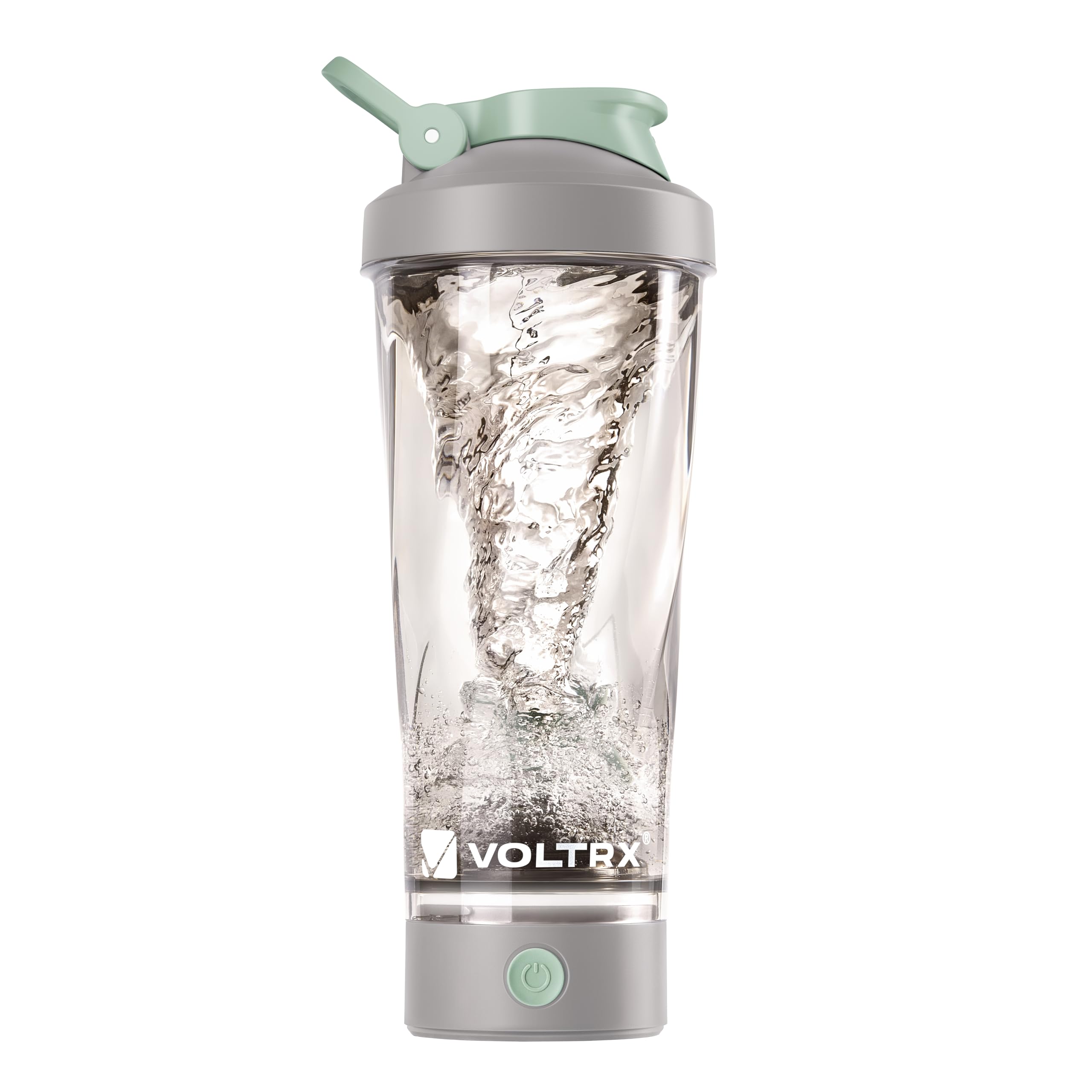 VOLTRX VortexBoost vista frontal mostrando diseño Shadow Mint y capacidad 24oz