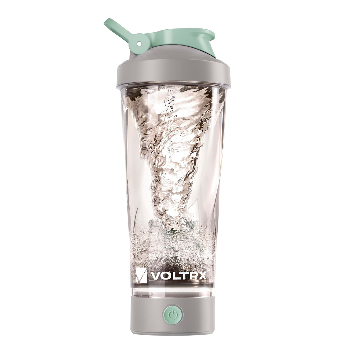 VOLTRX VortexBoost vista frontal mostrando diseño Shadow Mint y capacidad 24oz