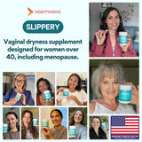 VoomVaya Slippery cápsulas en mano para dosis diaria y discreta