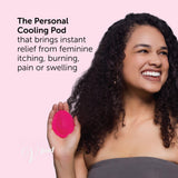 VPod junto a una mano para comparar tamaño y portabilidad