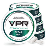 VPR envase frontal menta spearmint mostrando beneficio energía rápida