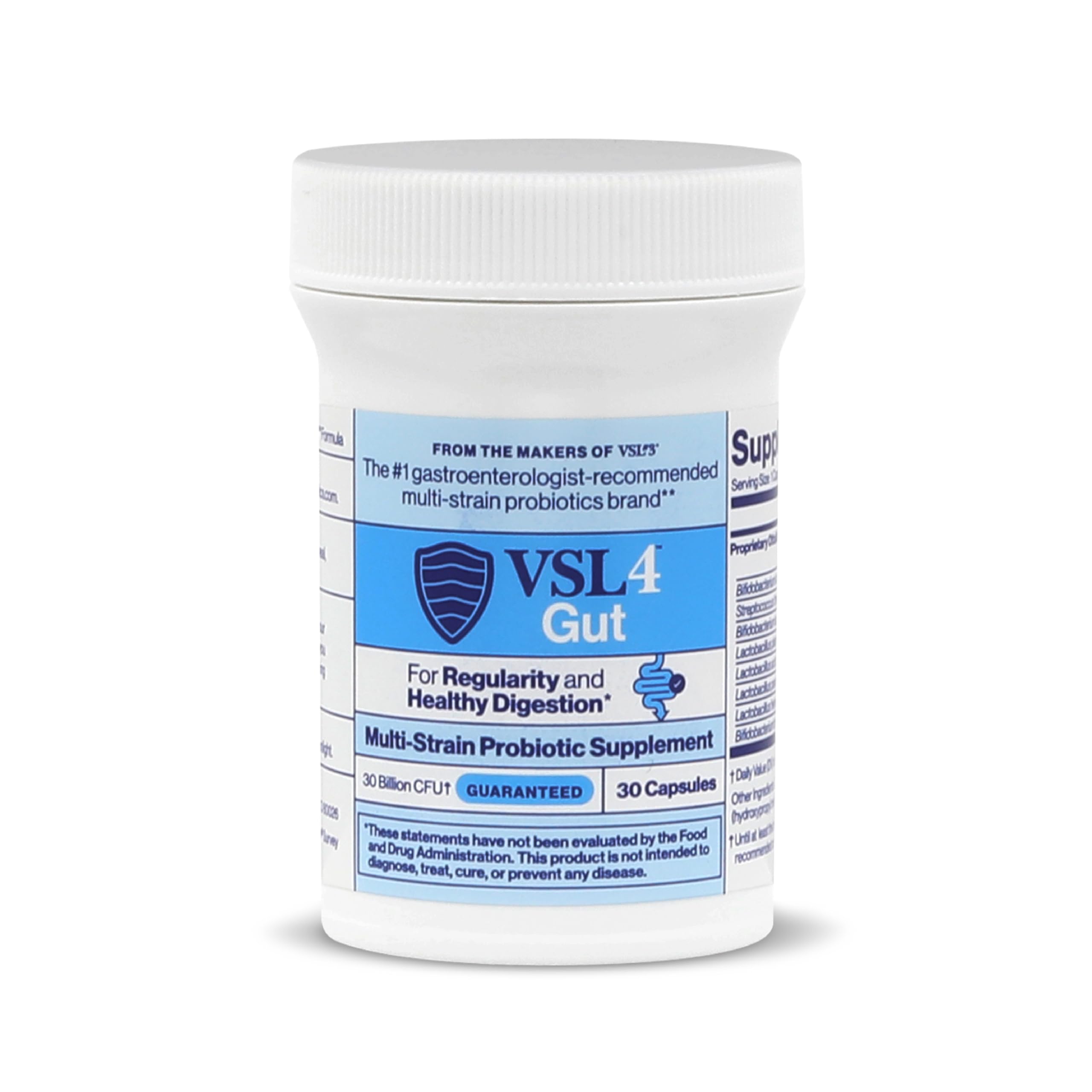 VSL4 cápsula en primer plano destacando la textura y calidad