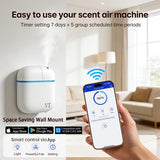 VT VERYSCENT TECH control por app en smartphone mostrando ajuste de intensidad