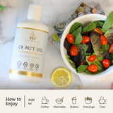 VTC etiqueta con detalles nutricionales y certificaciones visibles