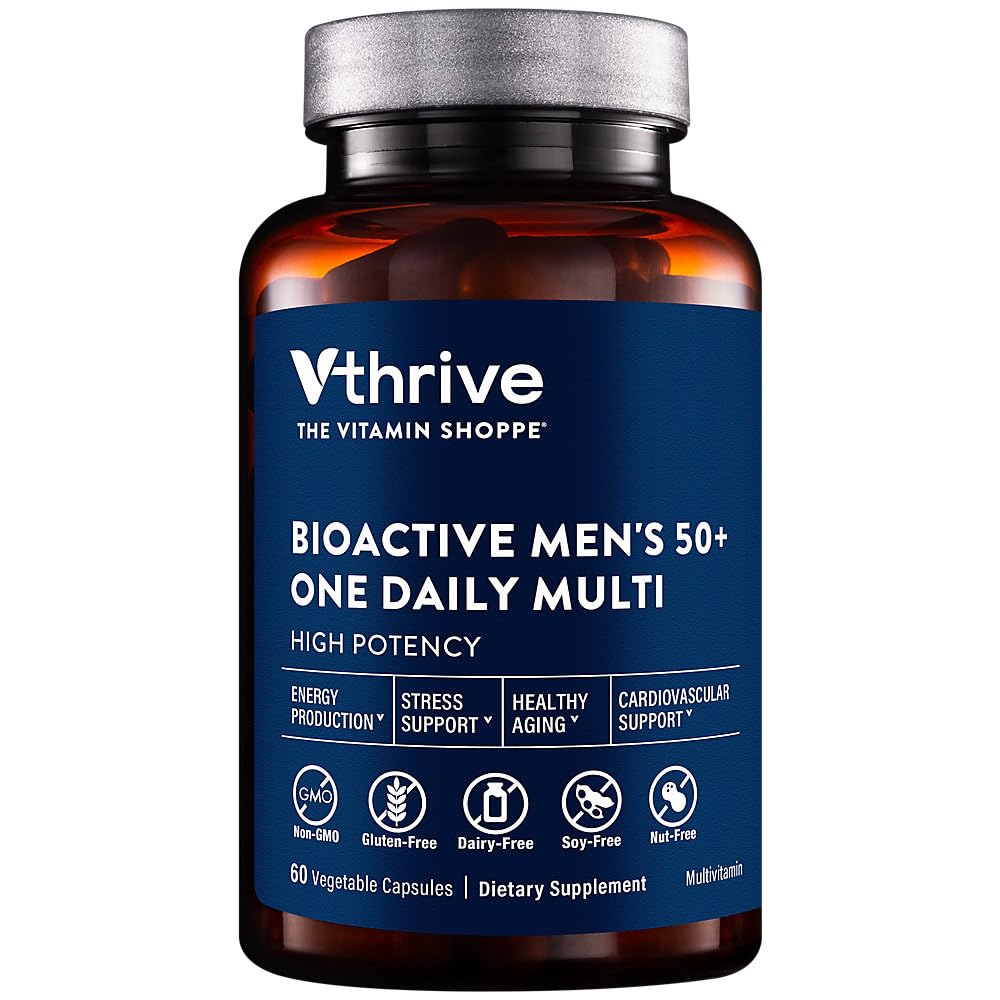Vthrive frasco frontal mostrando etiqueta clara y beneficios