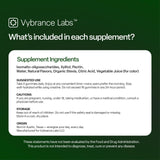 VYBRANCE LABS gominolas apiladas que muestran sabor manzana verde y conveniencia