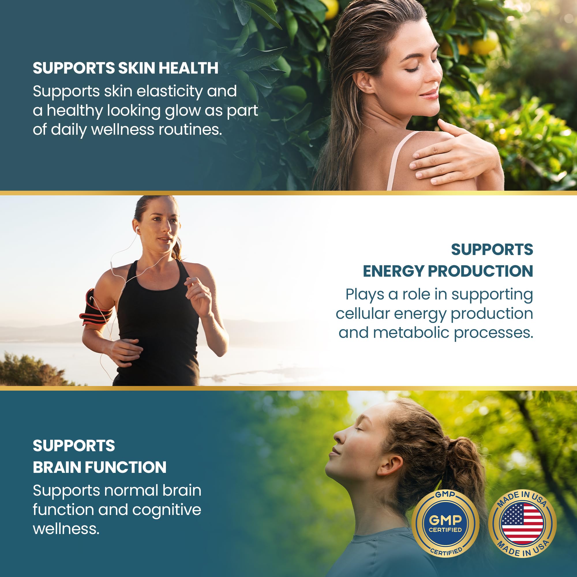 Vykee Nutrition cápsulas en mano para mostrar dosificación y conveniencia