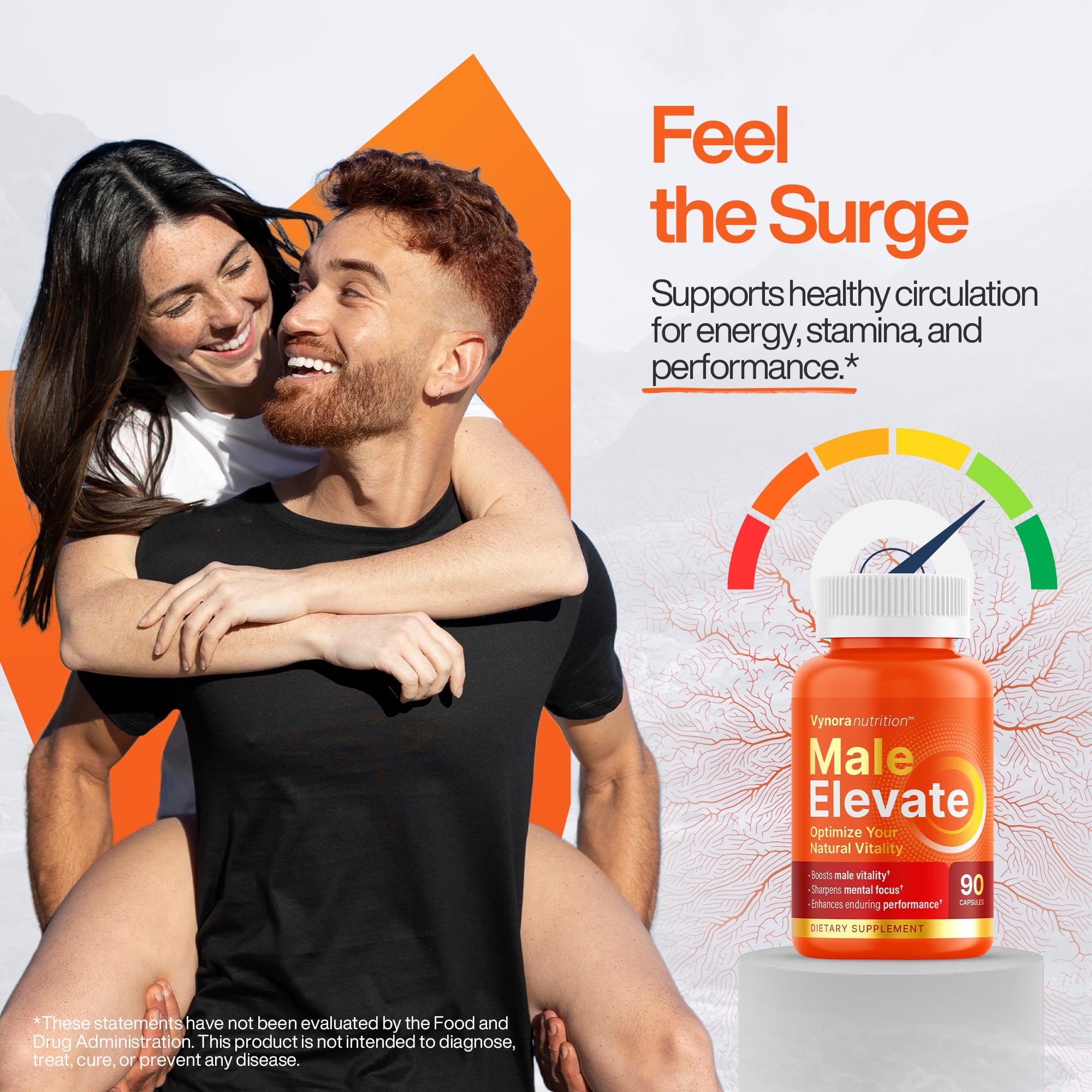 Vynora Nutrition cápsula en mano para mostrar tamaño y fácil ingestión
