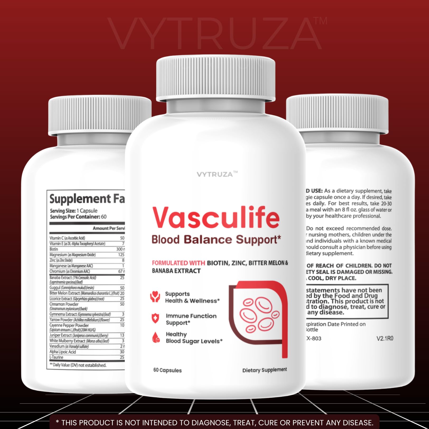 VYTRUZA ingredientes botánicos de Vasculife ilustrando origen natural