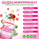 VZOXAINS ingredientes clave en fresa destacando vitaminas y colágeno