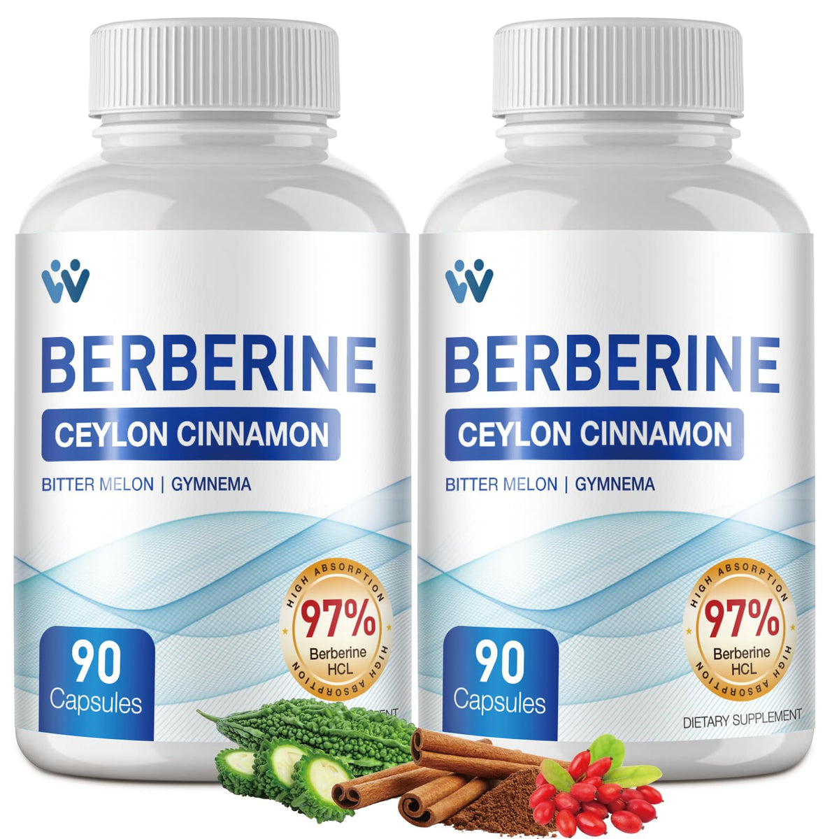 WACHRAY frasco frontal de berberina 1500 mg mostrando presentación y cantidad
