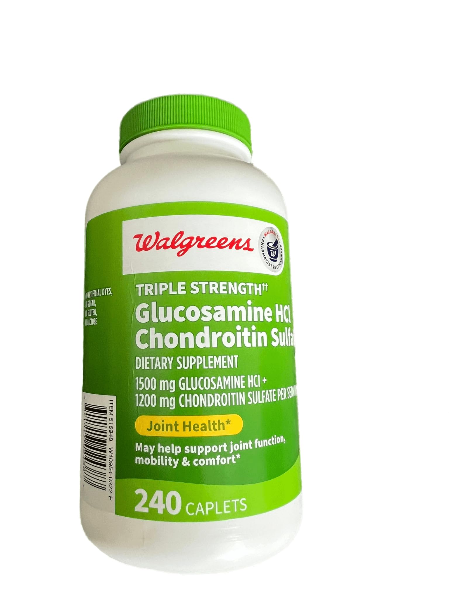 Walgreens persona tomando caplet ilustrando uso diario sencillo