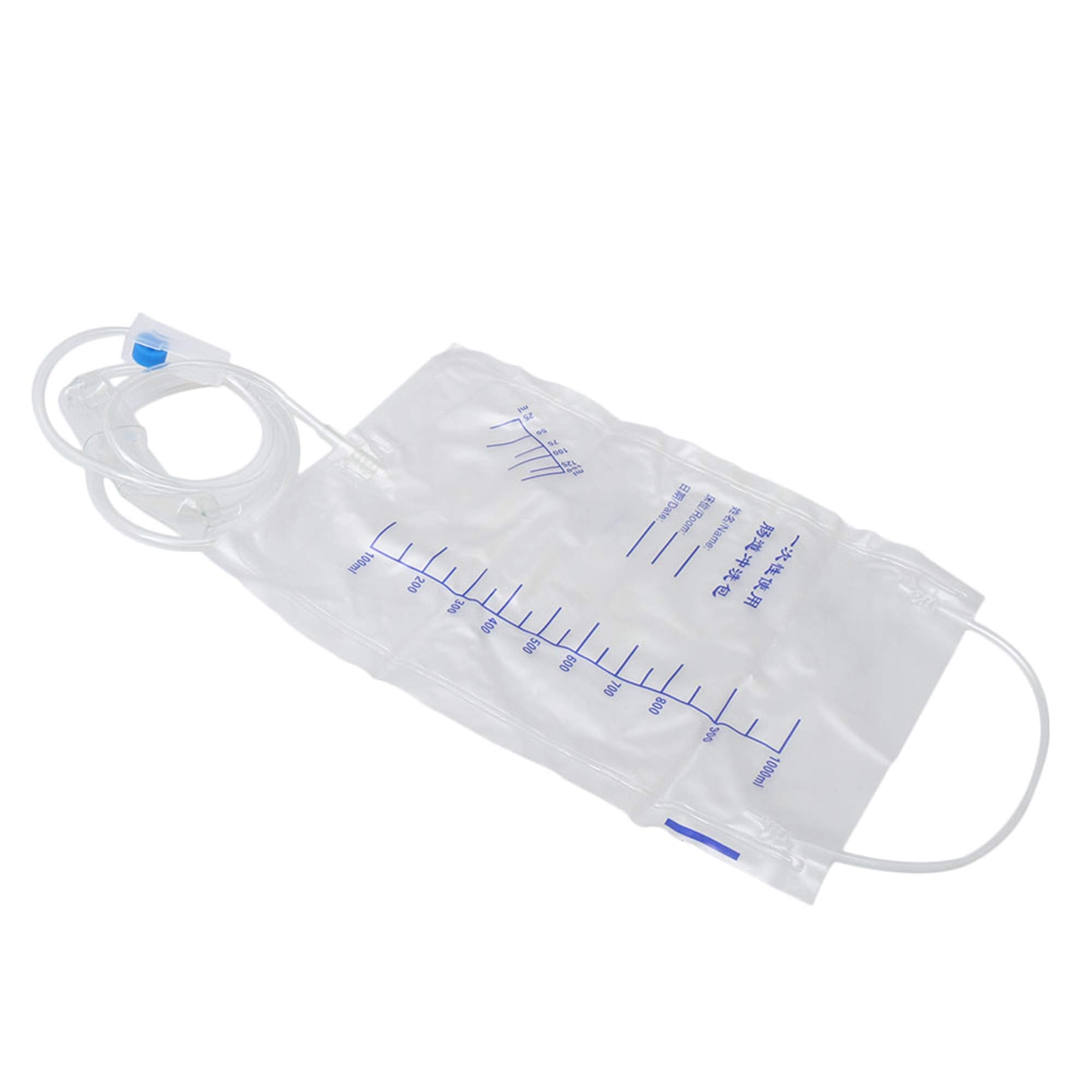 Walmine bolsa transparente en primer plano, visibilidad del contenido y control