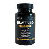 Want A Bump frasco frontal de Beast Mind mostrando etiqueta clara y beneficios