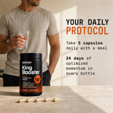 WARRIOR PROTOCOL hombre activo tras entreno energía y recuperación