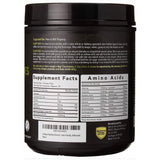 Warrior Strong Wellness detalle de cierre y etiqueta que muestra ingredientes limpios