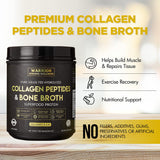 Warrior Strong Wellness envase junto a objeto para comparar tamaño y porciones